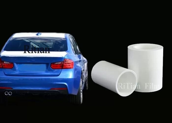 İyi bir fiyat. Otomotiv Boya Şeffaf Maskeleme Filmi için 10 Mic Beyaz Plastik Koruyucu Aşırı Sprey Kaplama çevrimiçi