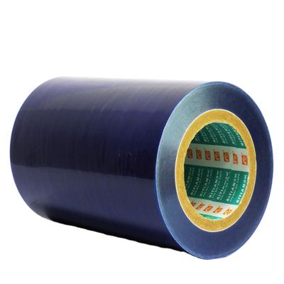 İyi bir fiyat. Mavi Şeffaf PE Koruyucu Film, 60°C Isı Direnci ve 1240mm*200m Boyutunda Kaplamalı Metal Rulo Sac İçin çevrimiçi