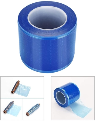 İyi bir fiyat. Yüksek Şeffaf ve Mavi Tıbbi Tek Kullanımlık Diş Bariyeri Shrink Film Rulosu çevrimiçi