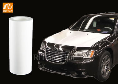 İyi bir fiyat. Araba Taşımacılığı İçin Beyaz Sarma Plastik 0.07mm Otomotiv Koruyucu Film çevrimiçi